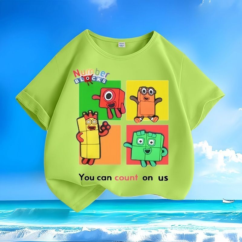 Numberblocks shirt for kids cotton t shirt Numberblocks t shirt 33 ...