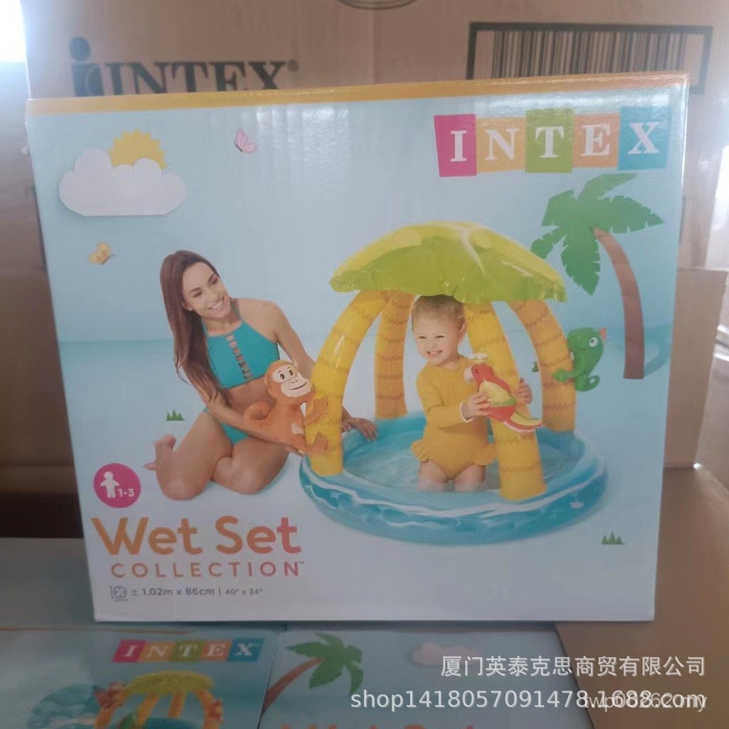 INTEX 58438 58417 bayi kembung unicorn kolam air kolam renang kanak ...