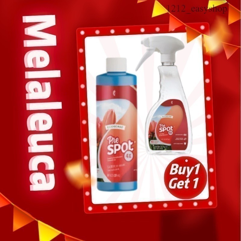 Melaleuca PreSpot 4x Laundry Stain Remover + PreSpot™ 4x Mixing Spray