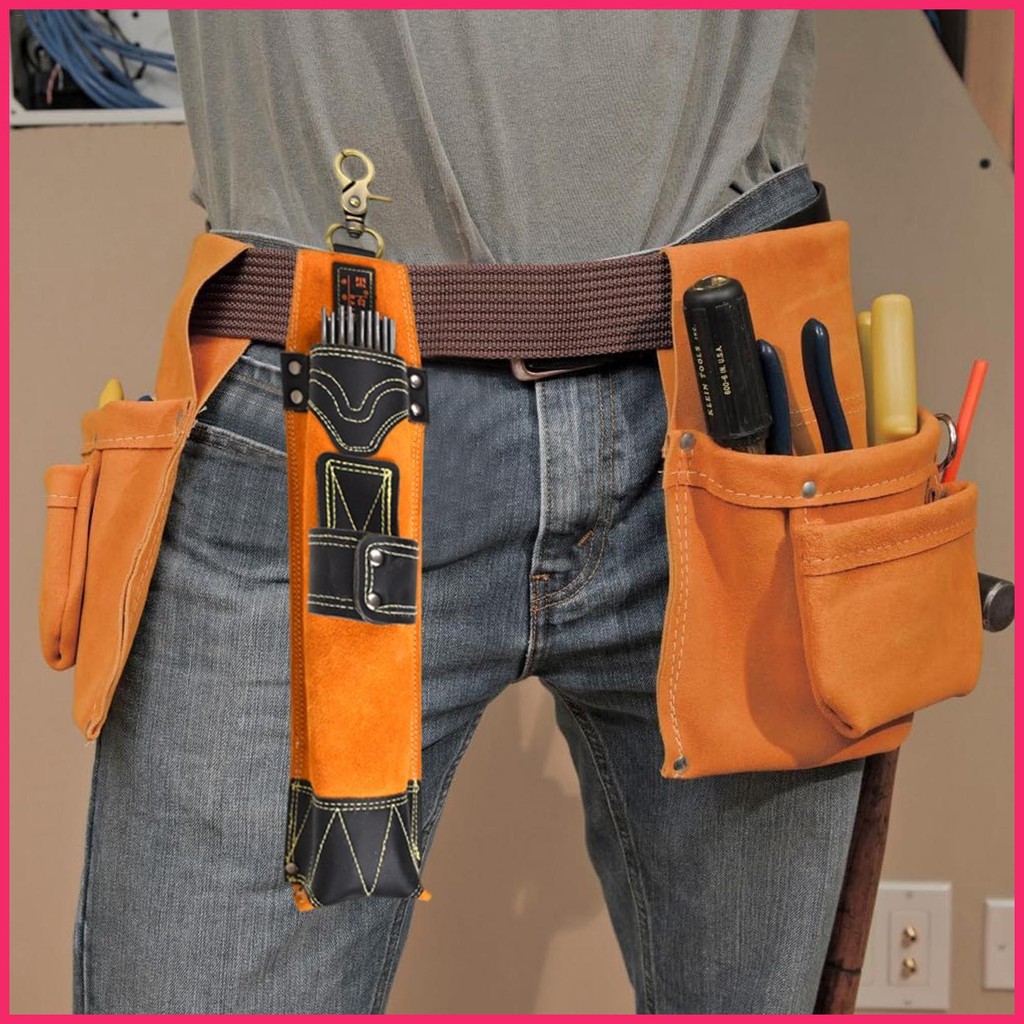 Welding Electrode Holder Cowhide Welding Rod Storage Tube Welding Bag Welding Rod Pouch Welding Rod Waist Bag Mueadaumy I.1156922926