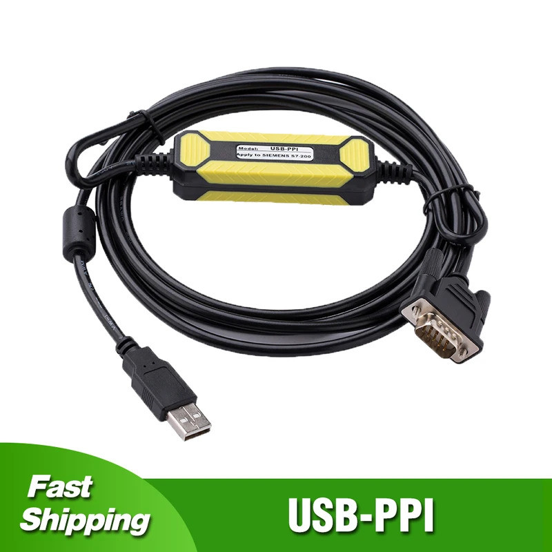 USB-PPI untuk Siemens S7-200 Simatic PLC Kabel Pengaturcaraan Kabel USB ...