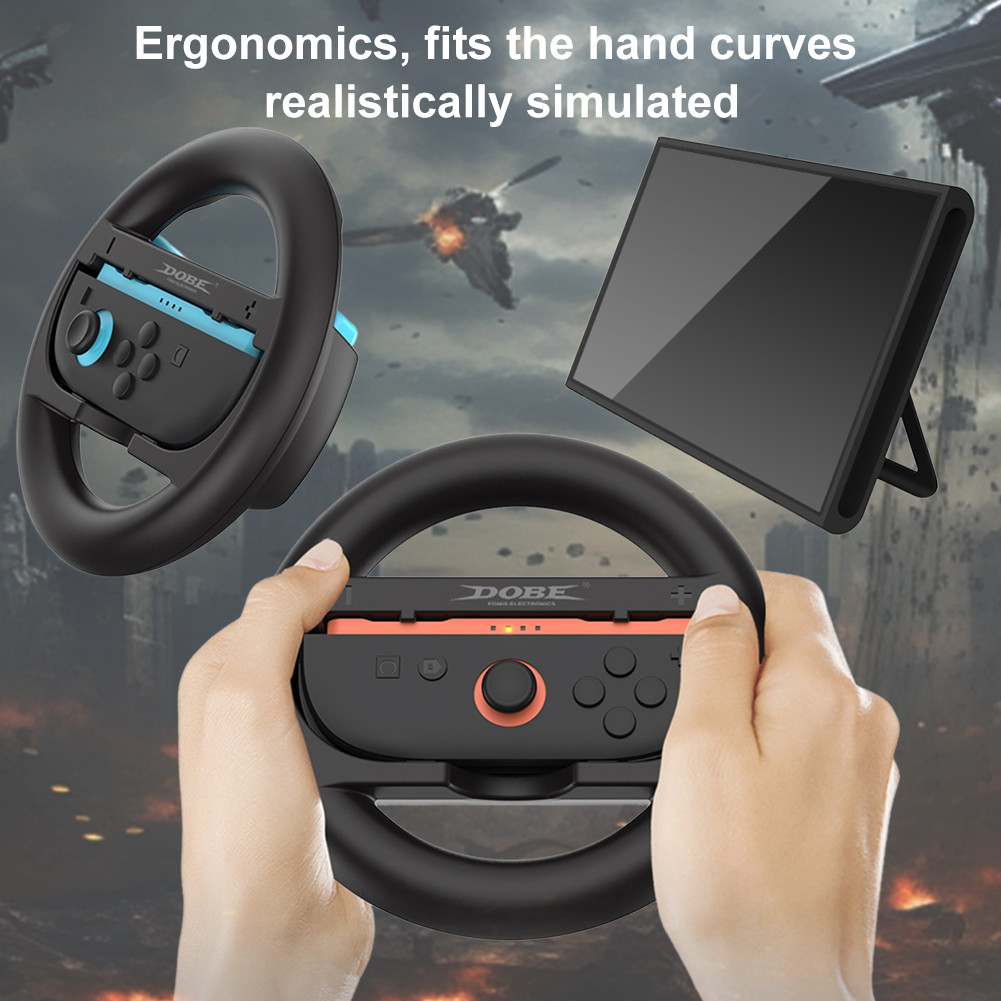 4 IN 1 Racing Steering Wheels and Hand Grips for Nintendo for Switch 2 ...