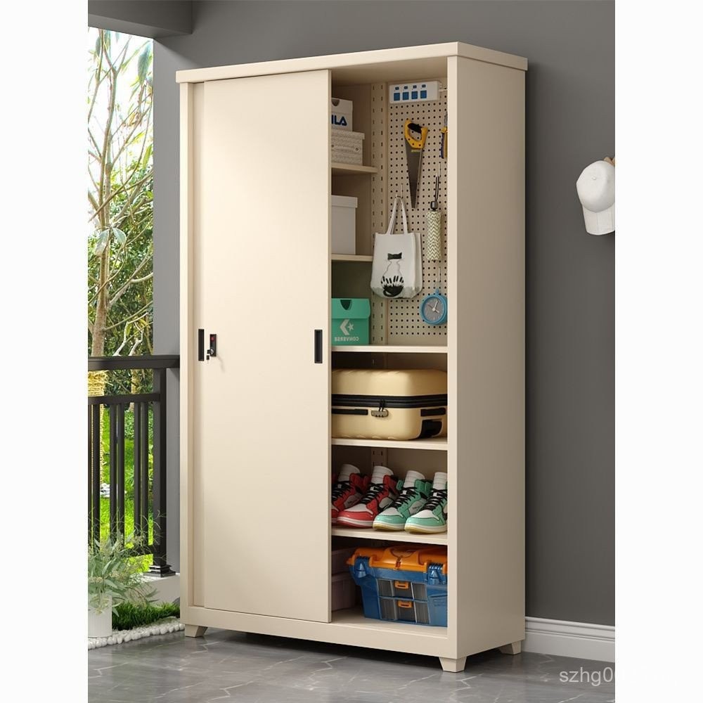 Low Low Cabinet Waterproof Wardrobe Steel Sunscreen Storage Outdoor ...