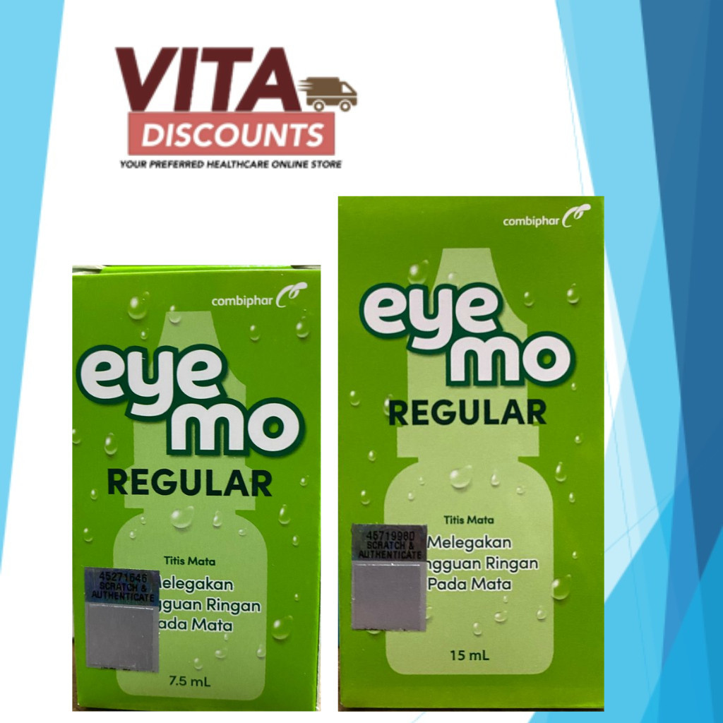 EYE MO EYE DROPS REGULAR 7.5ML / 15ML EXP01/2027 | Shopee Malaysia