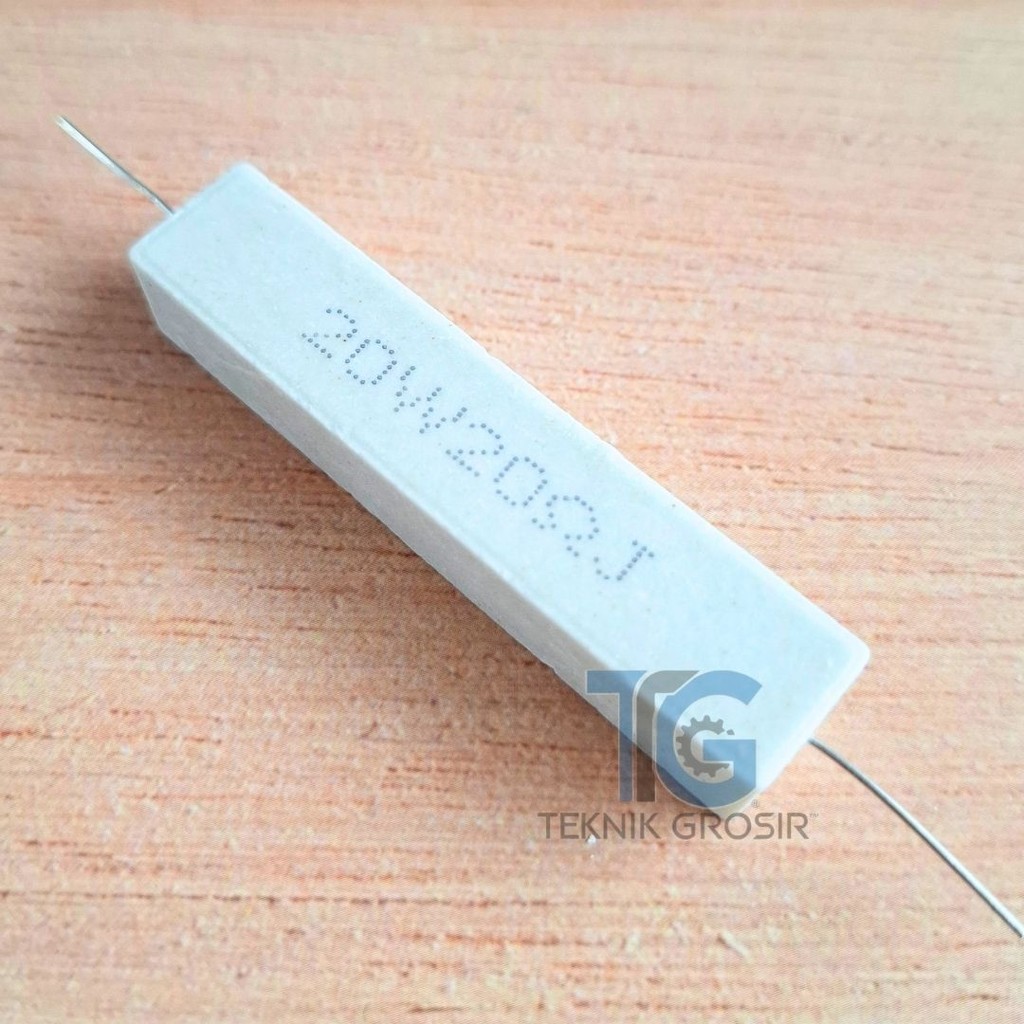 Resistor 20 Ohm 20W – Ceramic Power Resistor For High Voltage | Shopee ...