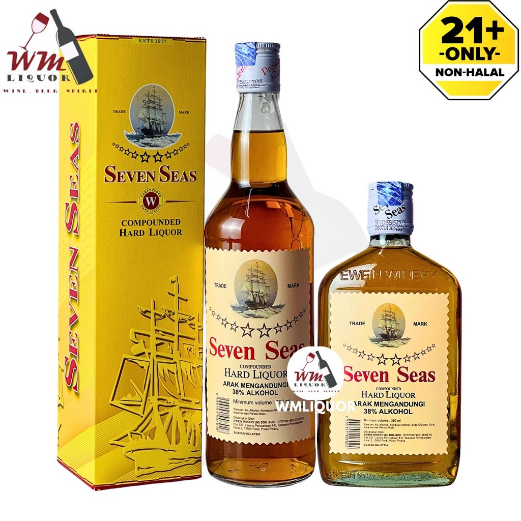 Seven Seas Whisky Compounded Hard Liquor 700ml / 350ml -Brandy/Whisky ...