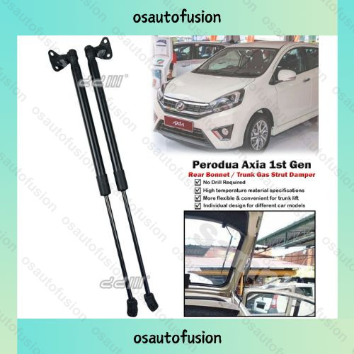 [BARU] [1 PASANG] Perodua Axia 2014-2022 Rear Bonnet Damper Boot ...