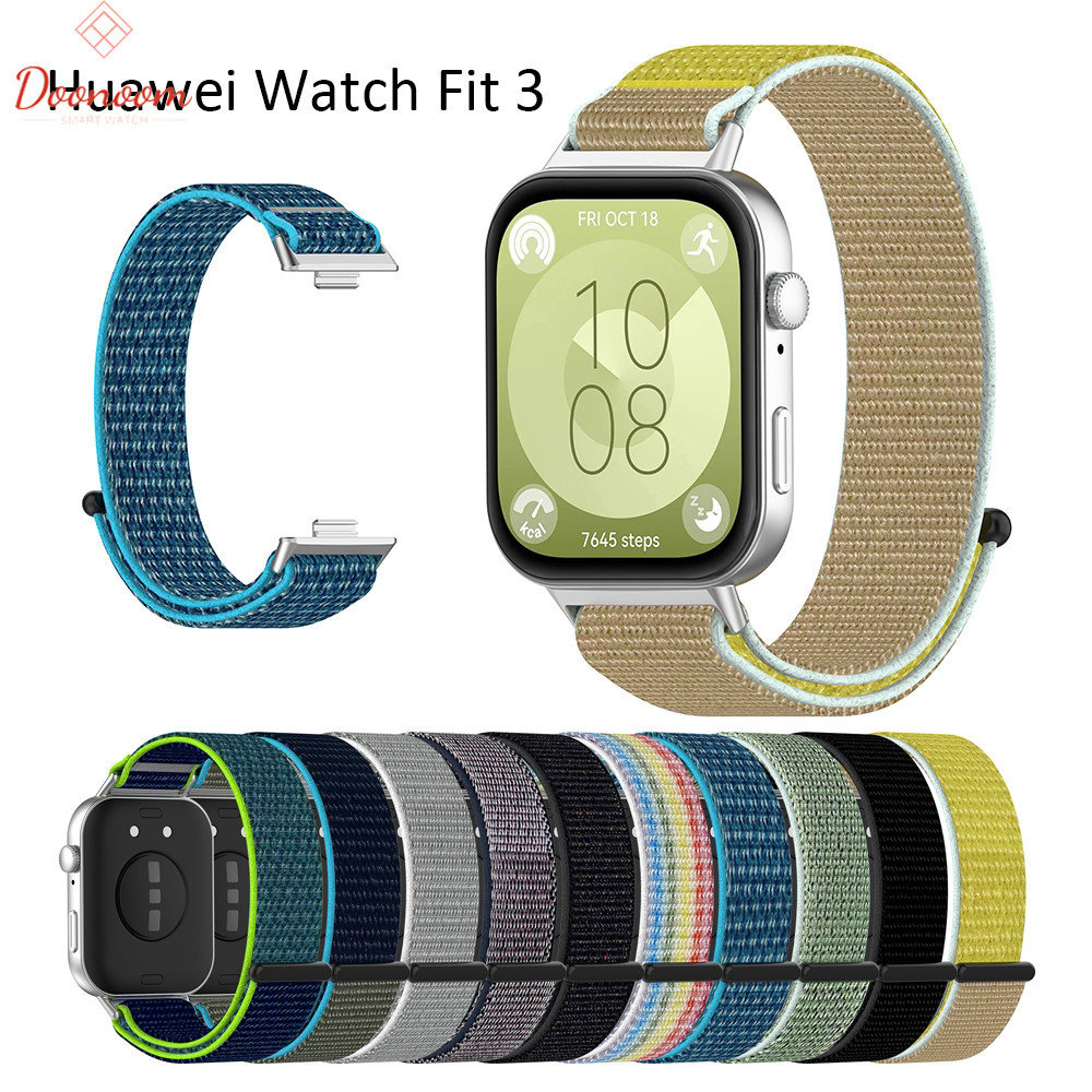 2024 NEW Nylon Look Strap Band Replaceable For Huawei Watch Fit 3 Smart