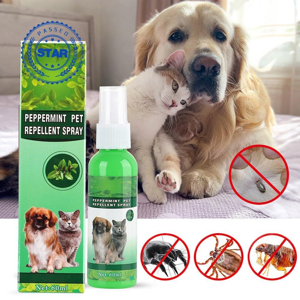 View of General Purpose Tick And Flea Repellent For Cats And Dogs Pets 60ml De ...