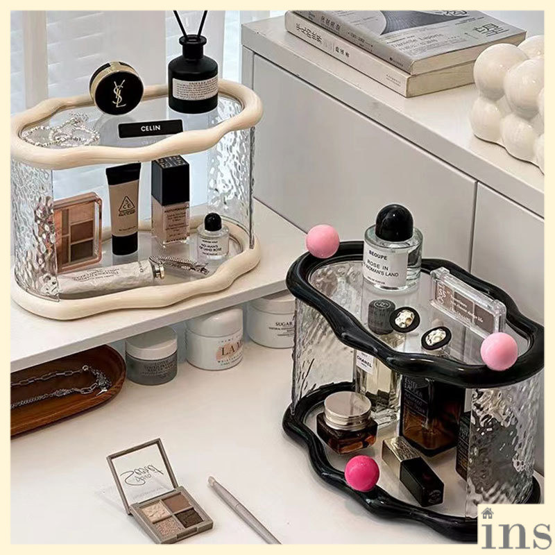 Acrylic Transparent Display Storage Rack Shelf Cosmetic Skincare