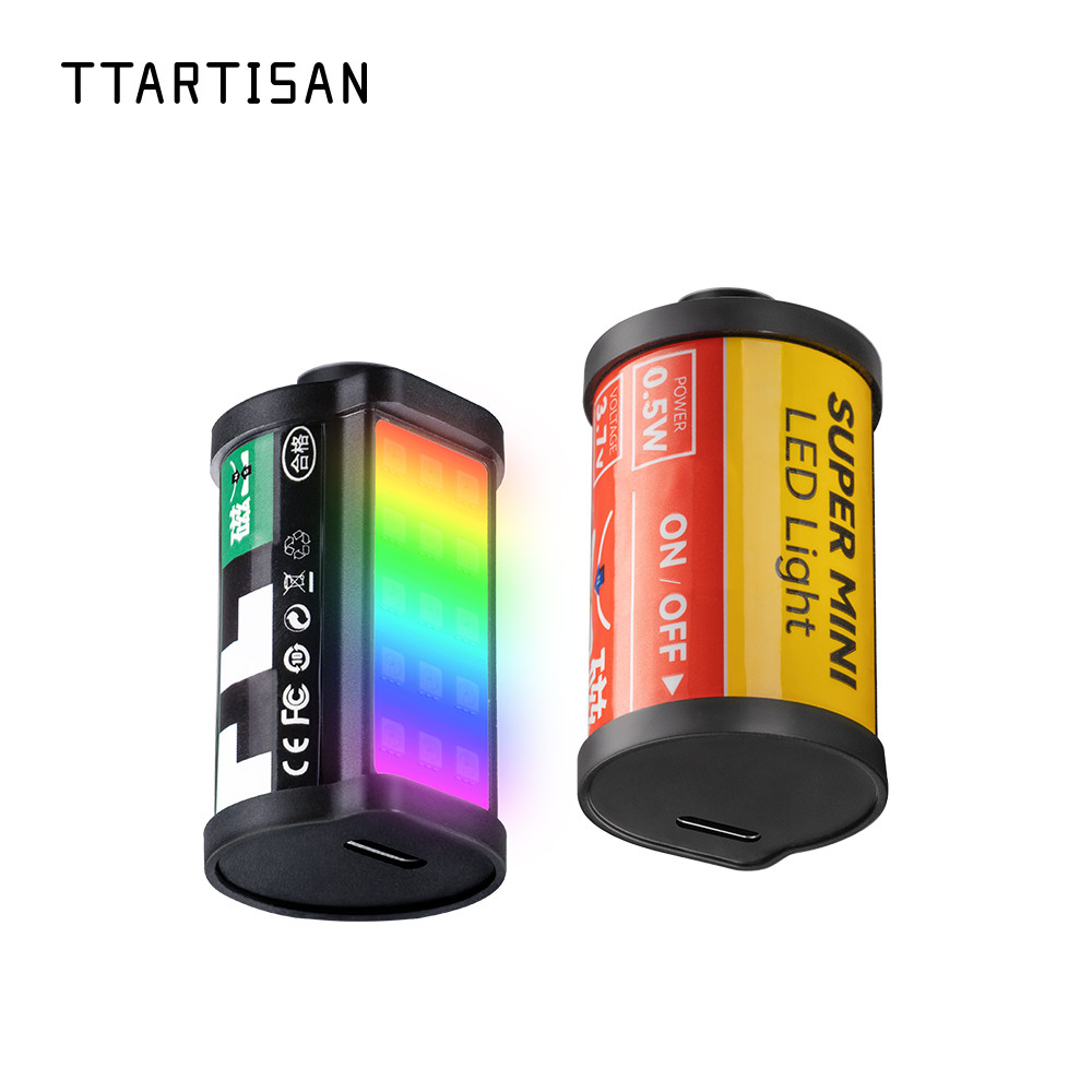 TTArtisan Mini Magnetic RGB LED Light – Portable 5W Fill Light For Camera, Vlog, Photography