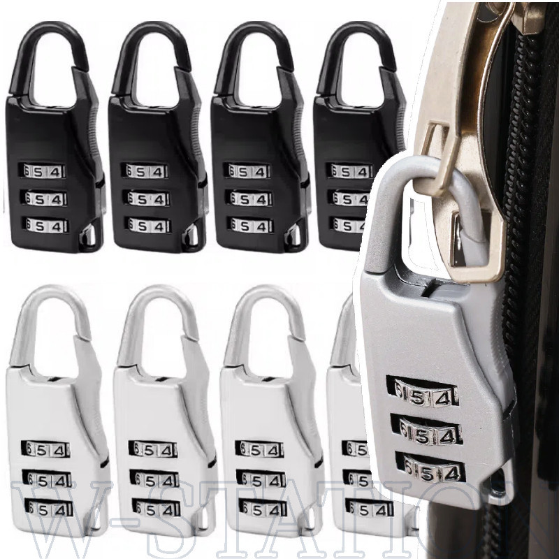 Security Password Locks - Mini Buckle Password Locks - 3 Digit Code ...