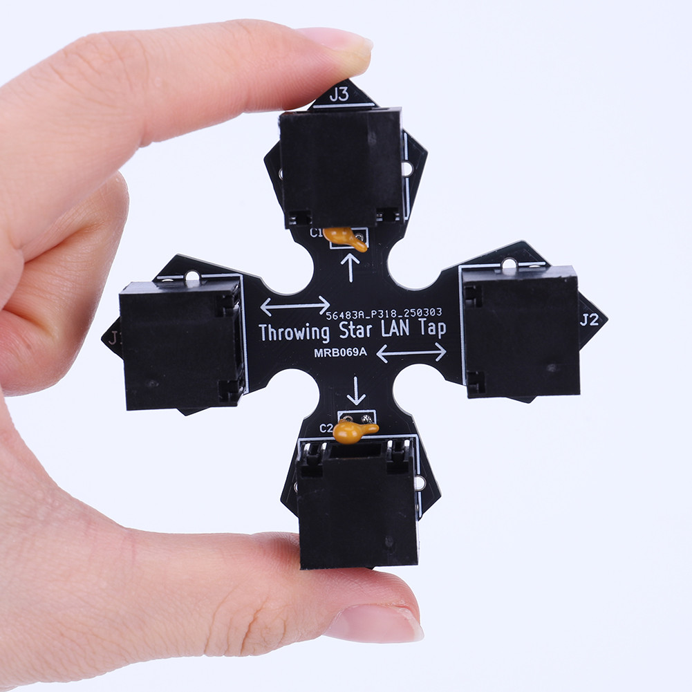 Pyugxab 2X Throwing Star LAN Tap Network Packet Capture Module Replica Monitoring Ethernet-Kommunikation Passives Ethernet Pyugxab 2X Throwing Star LAN Tap Network Packet Capture Module Replica Monitoring Ethernet-Kommunikation Passives Ethernet