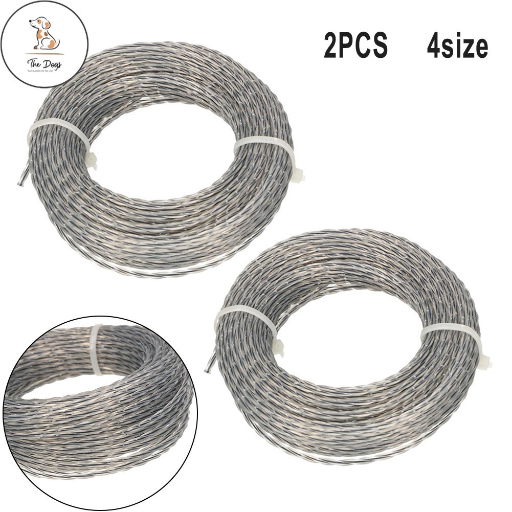DC~2 Sets Core-reinforced Grass Trimmer Line 2.0 - 3.0 mm x 15m (30m ...