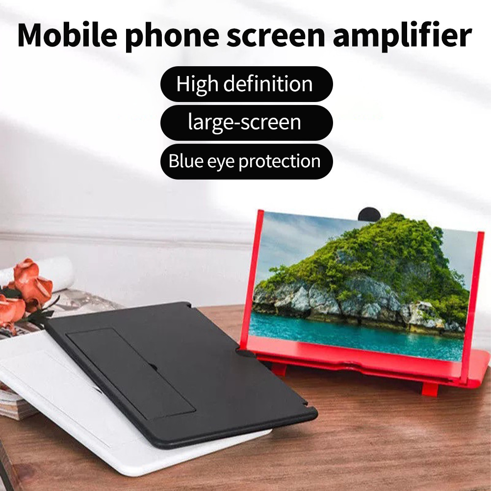 Universal Mobile Phone Video Amplifier Screen Magnifier Phone Enlarged ...