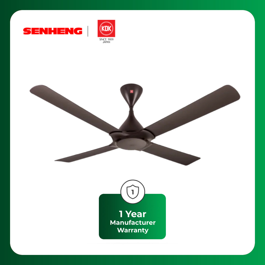 KDK Ceiling Fan Ryou Series K14RH-PBR Kipas Siling | Shopee Malaysia