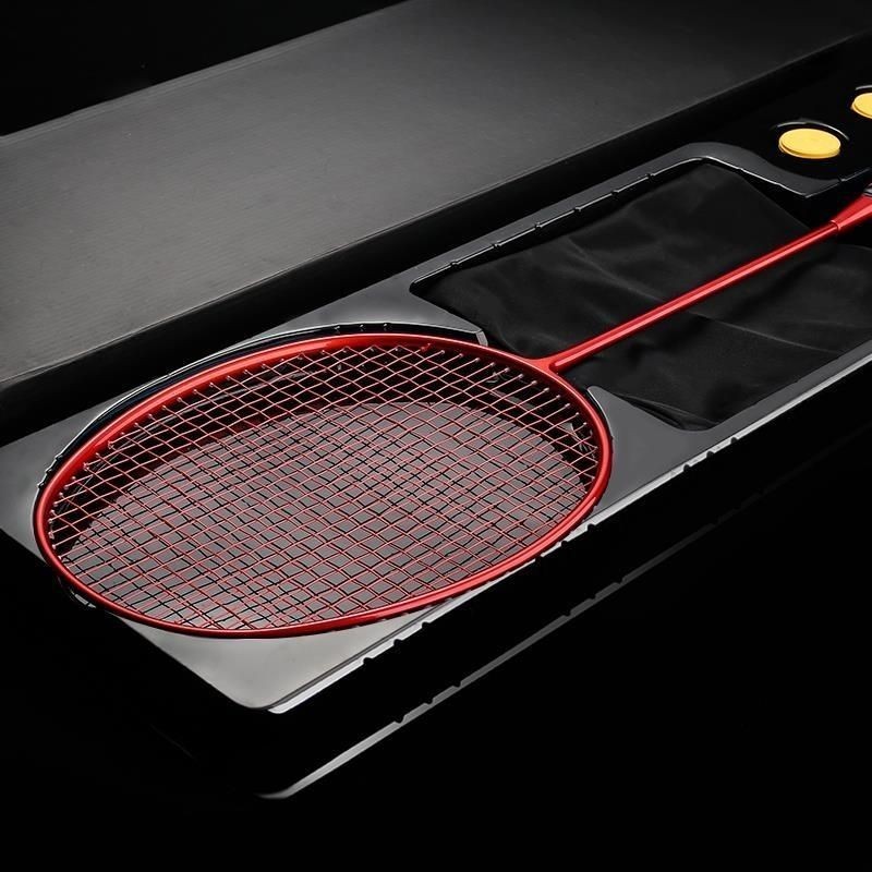Badminton Racket Single Racket Full Carbon Carbon Fiber Durable Light ...