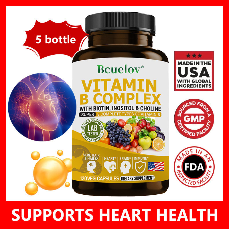 Vitamin B Complex Supplement for Energy and Immunity - Metabolism and ...