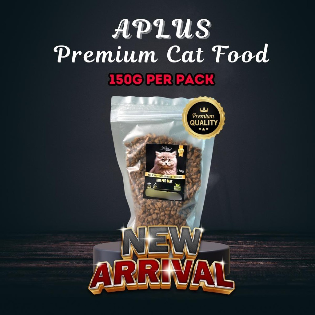 New Recipe APLUS Premium HH1 Pro Max Cat Food 150g Dry Cat Food l Kering Makanan Kuching High Quality Shopee Malaysia