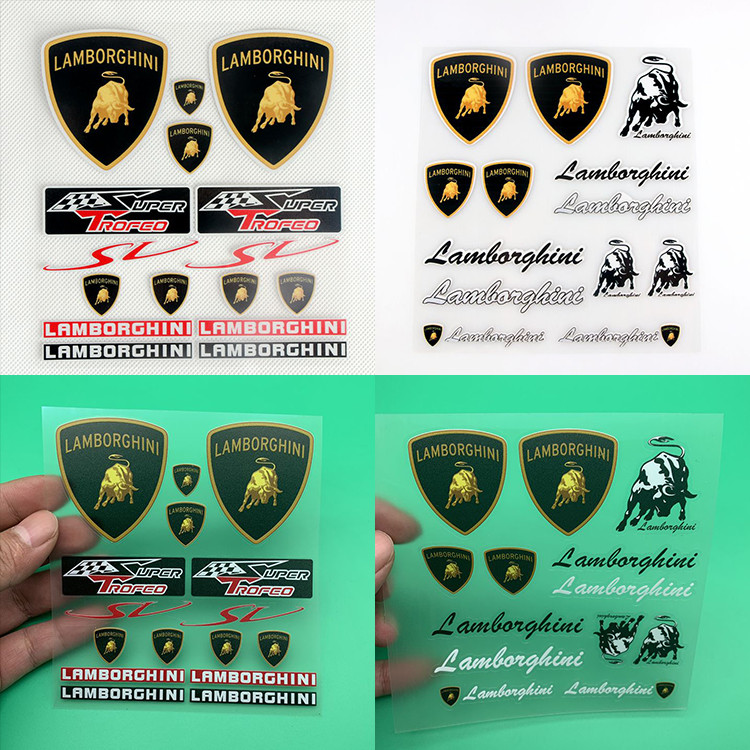 Lamborghini Car Stickers Children's Electric Motorcycle Modified Car ...