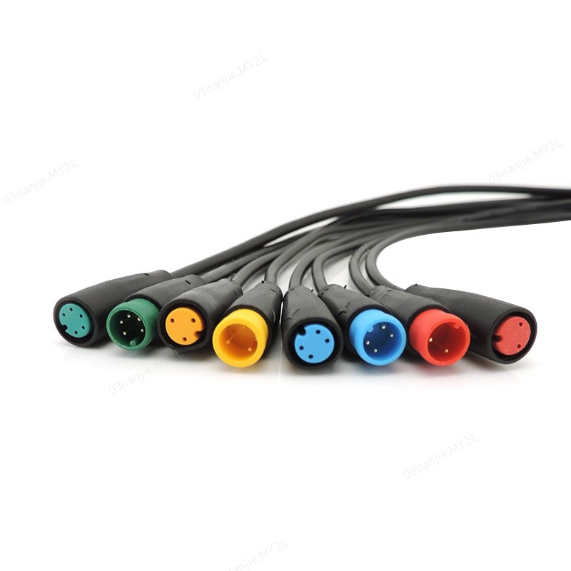 thumbnail image 2 of Ebike Display HUDAMZKY Ebike Extension Cable Julet 2Pin/3Pin/4Pin/5Pin/6Pin Waterproof Connector Female To Male DIY Electric Bicycle Brake Display Throttle Light Electric Motorbike Adult 2 of 13