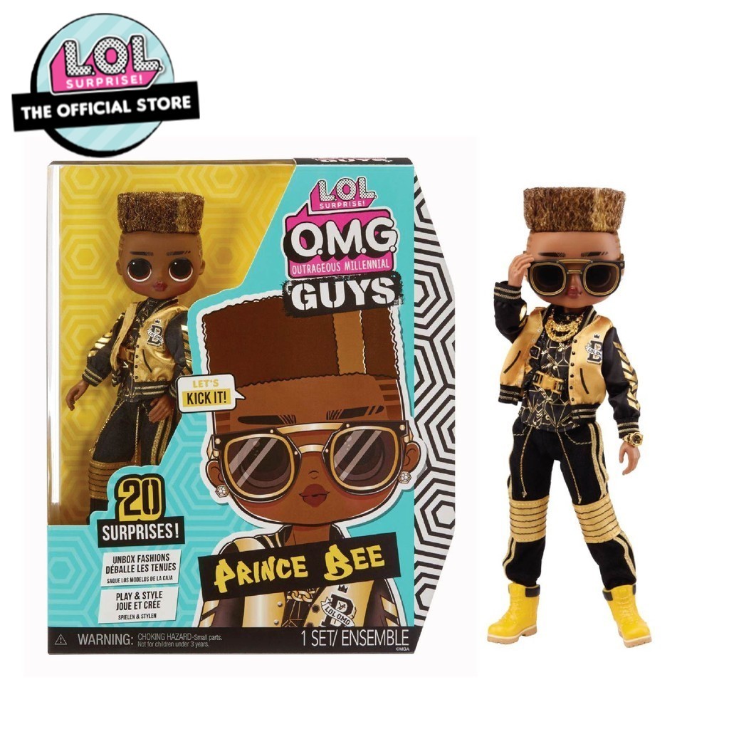 LOL Surprise OMG Guys Doll Prince Bee Series 2 | Shopee Malaysia