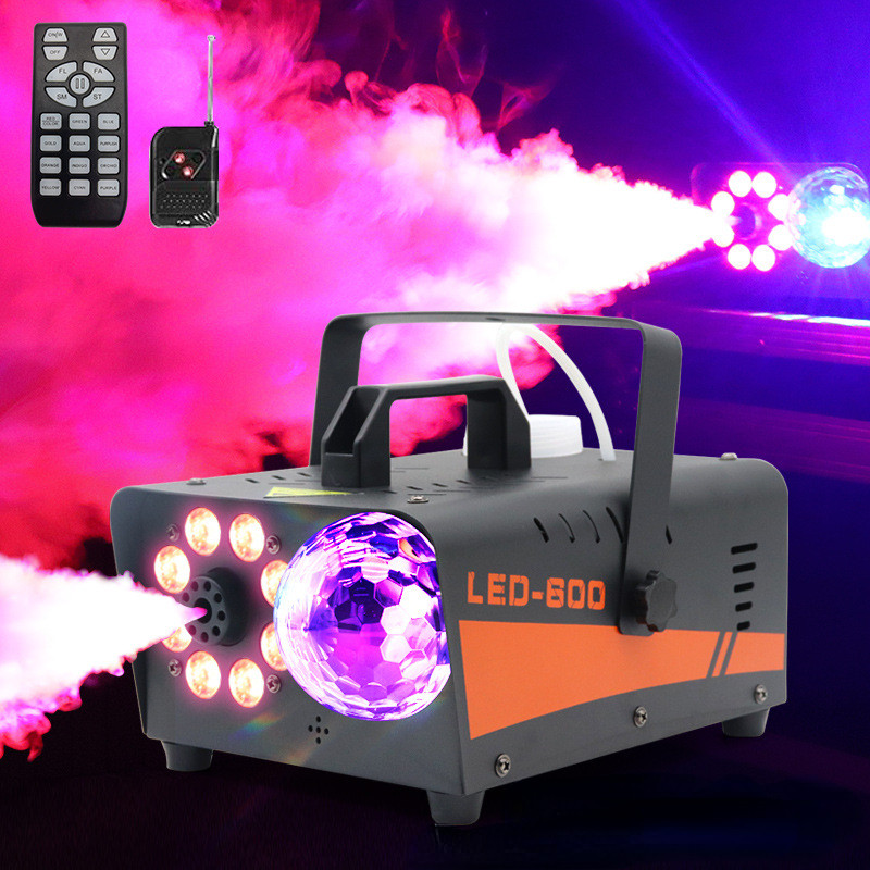 600W Magic Ball Smoke Machine Halloween Smoke Generator Fog Maker Small ...