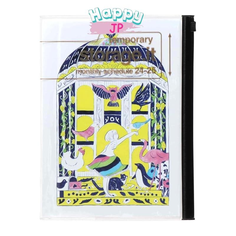 2024 Monthly Planner A5 Size with Storage Pocket in Recycled PVC