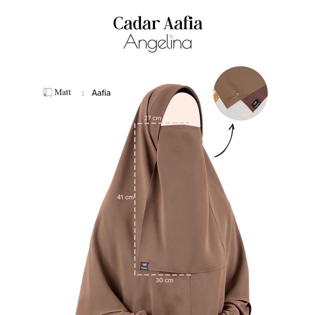 Aafia CADAR WITH ATELIER ANGELINA LABEL | Shopee Malaysia