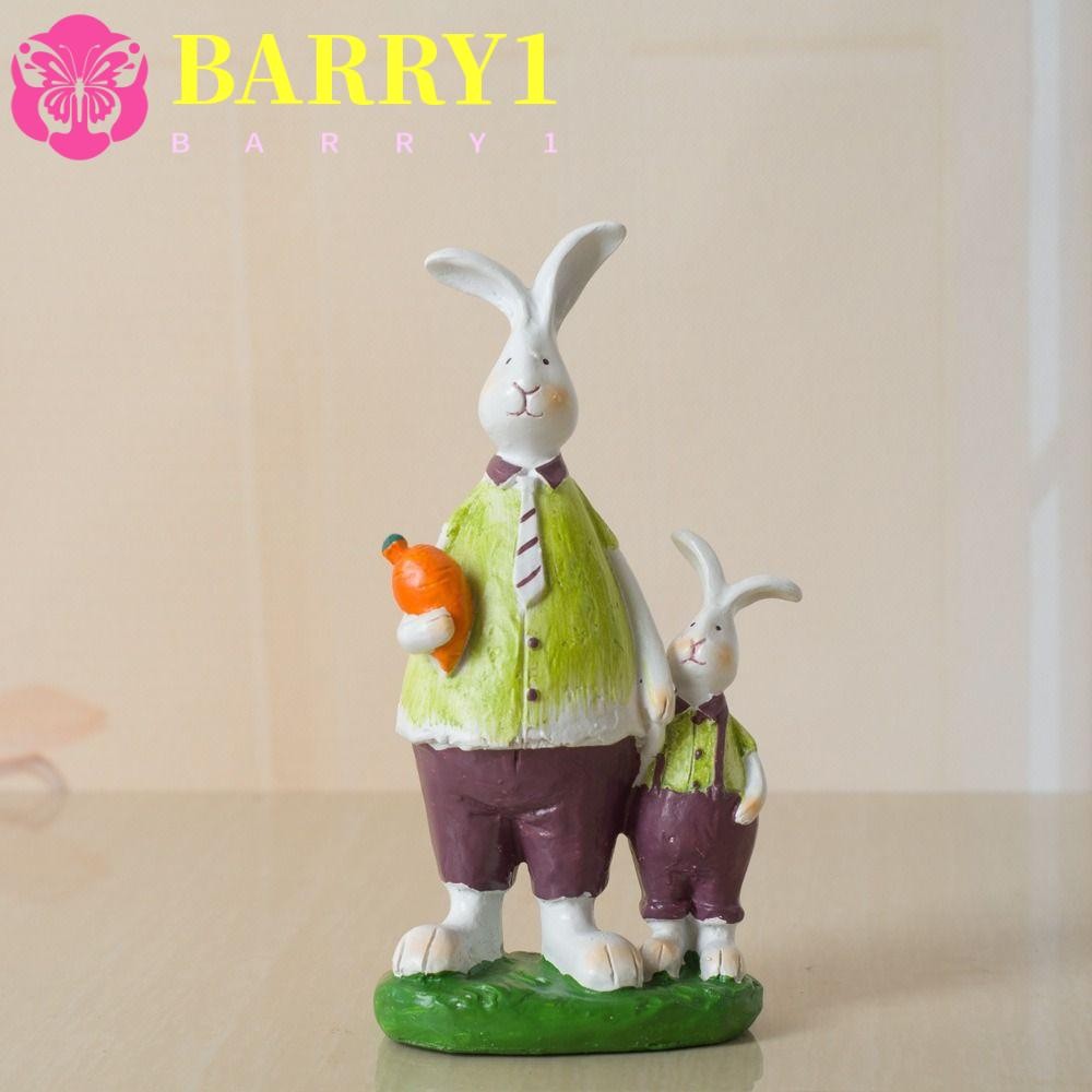 BARRY1 Rabbit Figurine, Cartoon Resin Bunny Statue, Crafts Cute ...