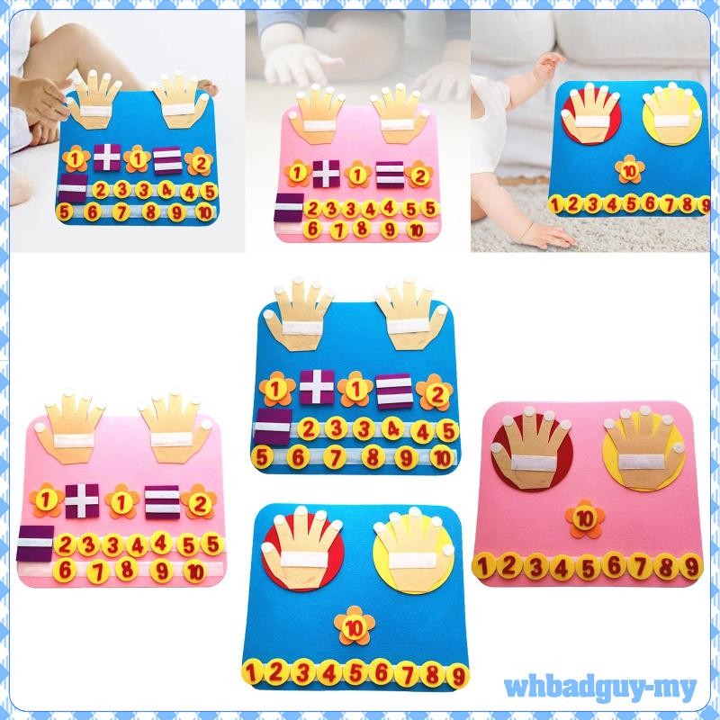 [WhbadguyMY] Math Counting Toys Board Finger Numbers Counting Toy ...