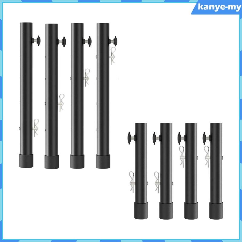 [KY] Table Leg Extender Riser Folding Table Leg Detachable Metal Height ...