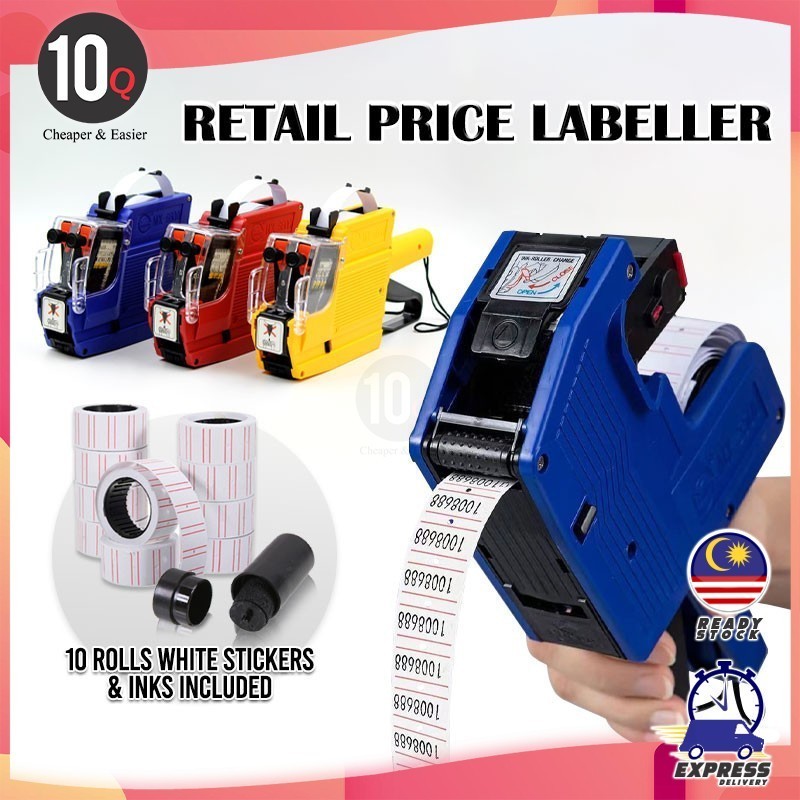 Label Maker Machine With Tape MX6600 2-Line 20-Bit Label Maker Kit ...