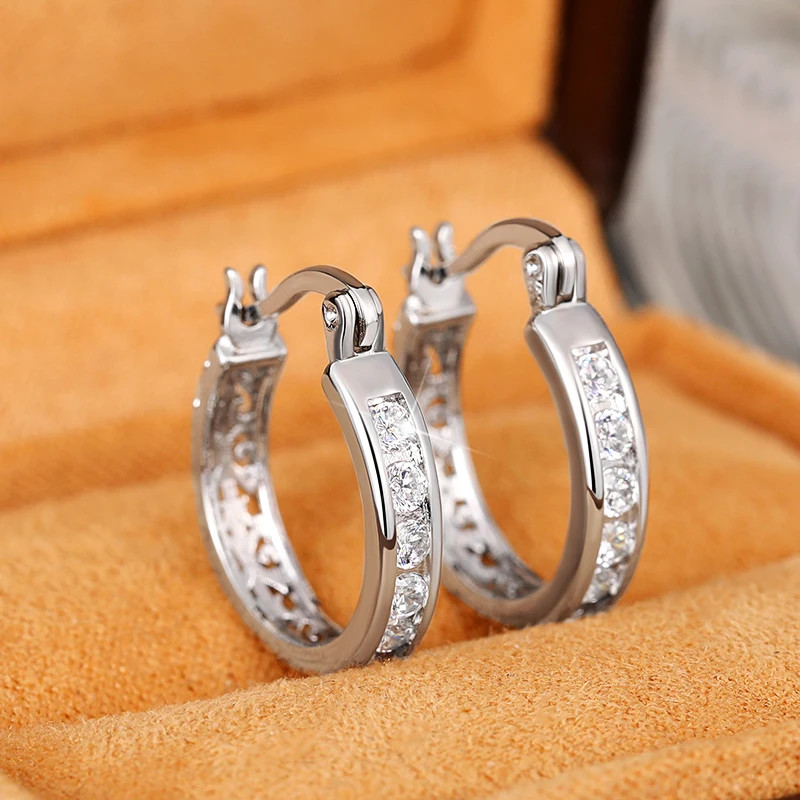 CASSIECA 15-20 Pairs Silver Earrings for Women 925 Silver Plated Earrings Stud Hoop Earrings Set Cubic Zirconia Earring Set Cute Heart Sunflower Pearl