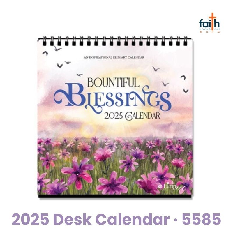 Desk Calendar 2025 · Bountiful Blessings · With Bible Verses