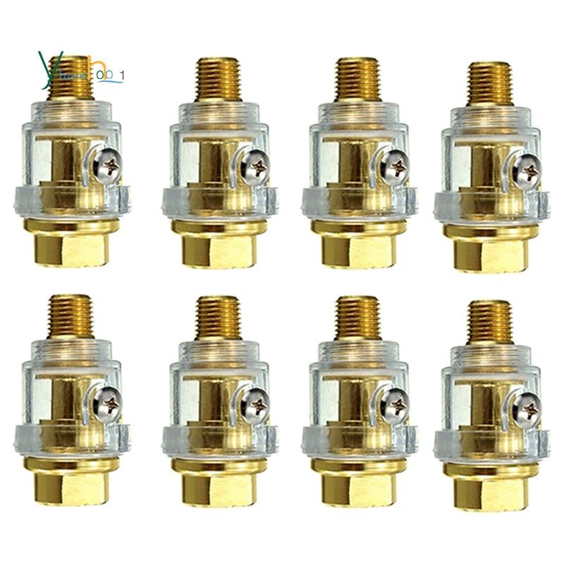 8Pcs Mini Oiler Pneumatic Tool Replacement Accessories 1/4Inch NPT ...