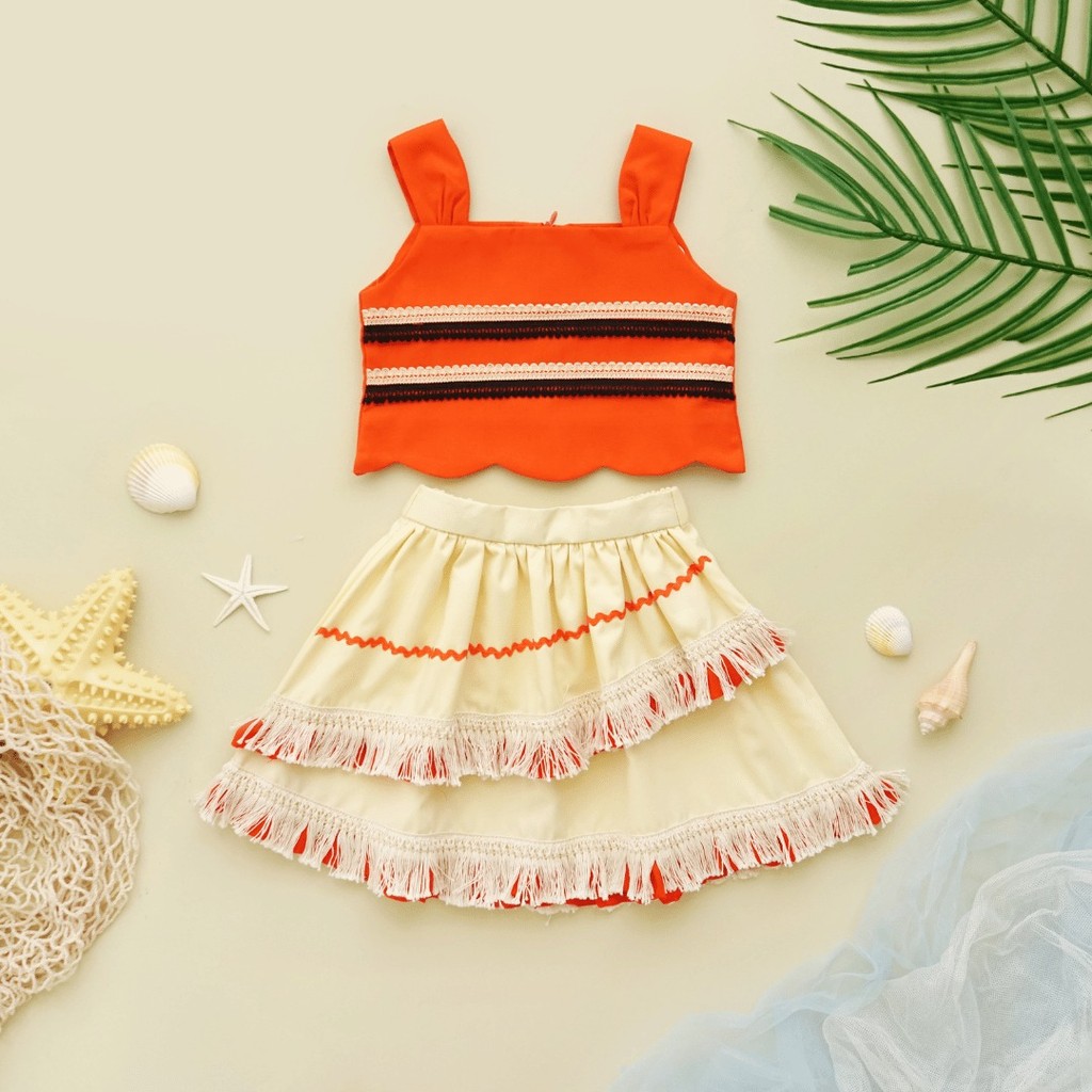 Moana DRESS / MOANA COSTUME / MOANA CHILDREN'S DRESS Shopee Malaysia