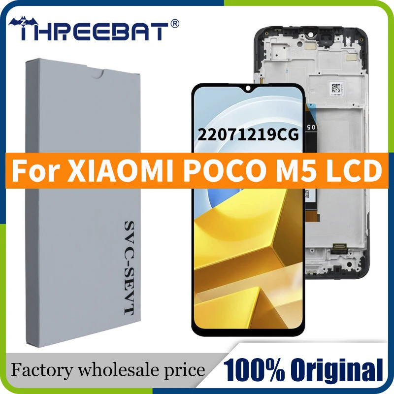 6.58" Original Tela For Xiaomi Poco M5 22071219CG LCD Display Touch ...