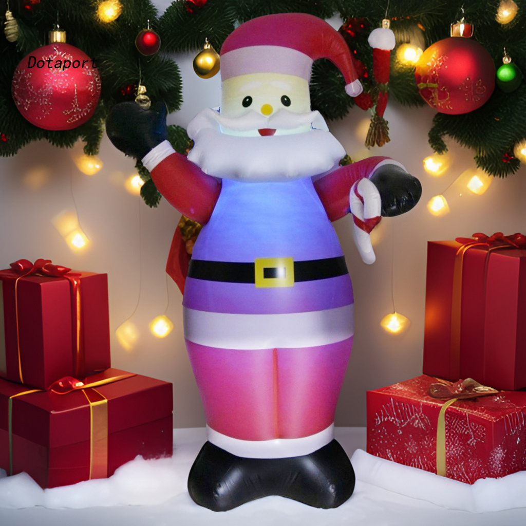 Christmas Inflatable Santa Eye-catching Santa Lawn Ornament 6ft ...