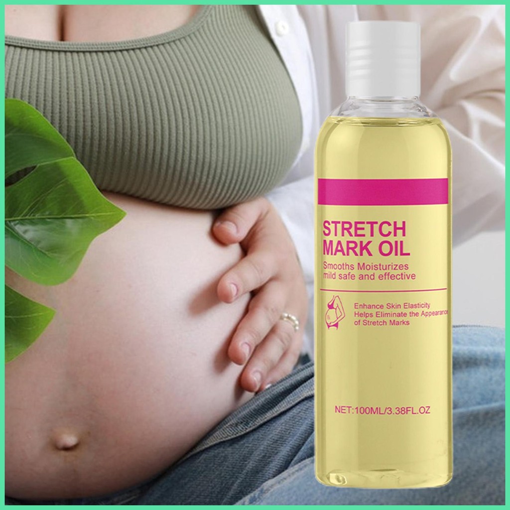 Stretch Mark Oil 100ml Gentle Stretch Mark Belly Massage Oil Pregnancy ...