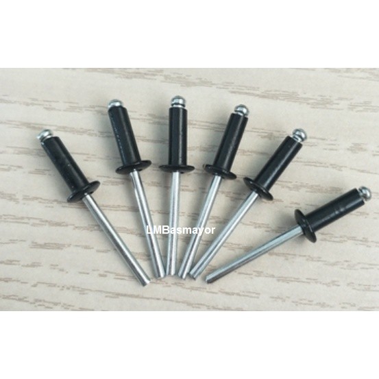 100pcs Flight Case Black Blind Rivets Rivet Pull Nails | Shopee Malaysia