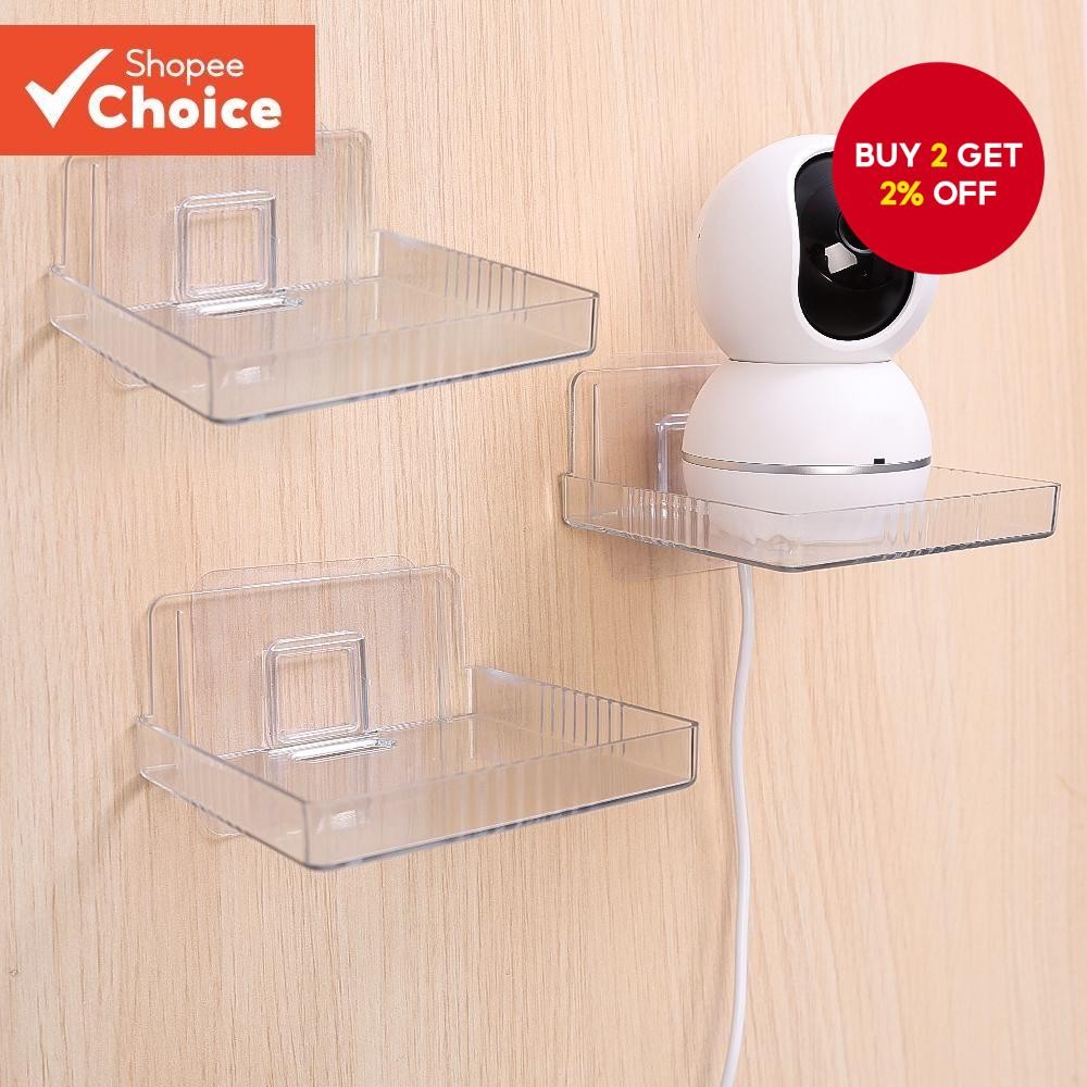 Punch-Free Security Surveillance Camera Stand - Wall Mount Floating ...