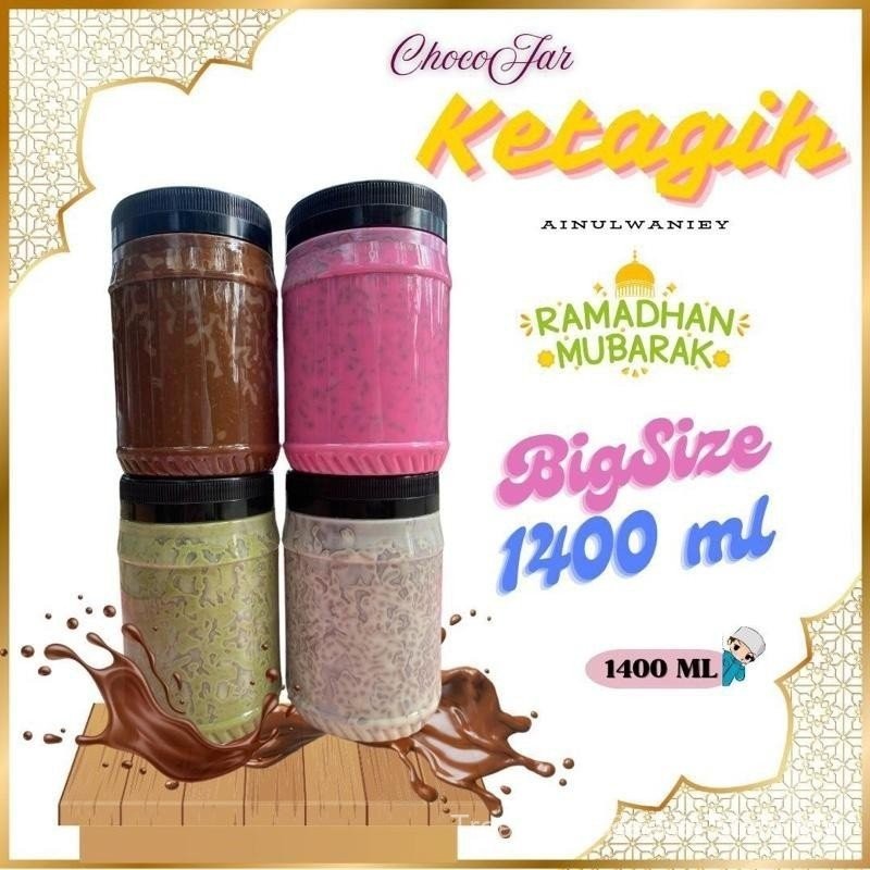 1400ML CHOCOJAR KETAGIH BY AINULWANIEY | Shopee Malaysia