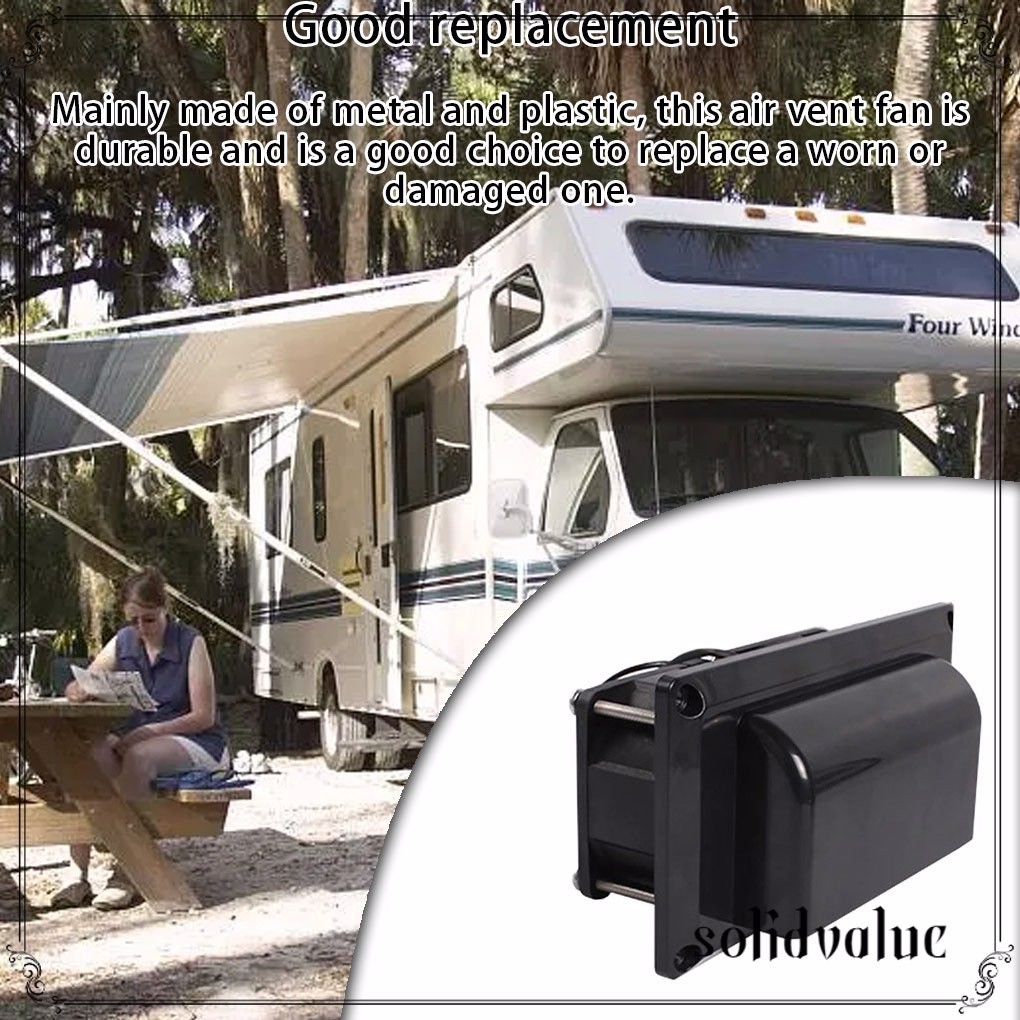 Universal DC 12V RVs Side Air Vent Vehicle Camper Roof Ventilation ...