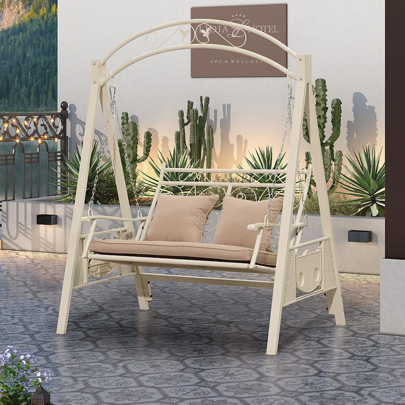 Outdoor Swing Courtyard Rocking Chair Hanging Chair Garden Villa ...