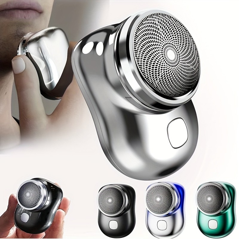 Razor elektrik untuk lelaki, pencukur elektrik mudah alih Mini-Shave ...