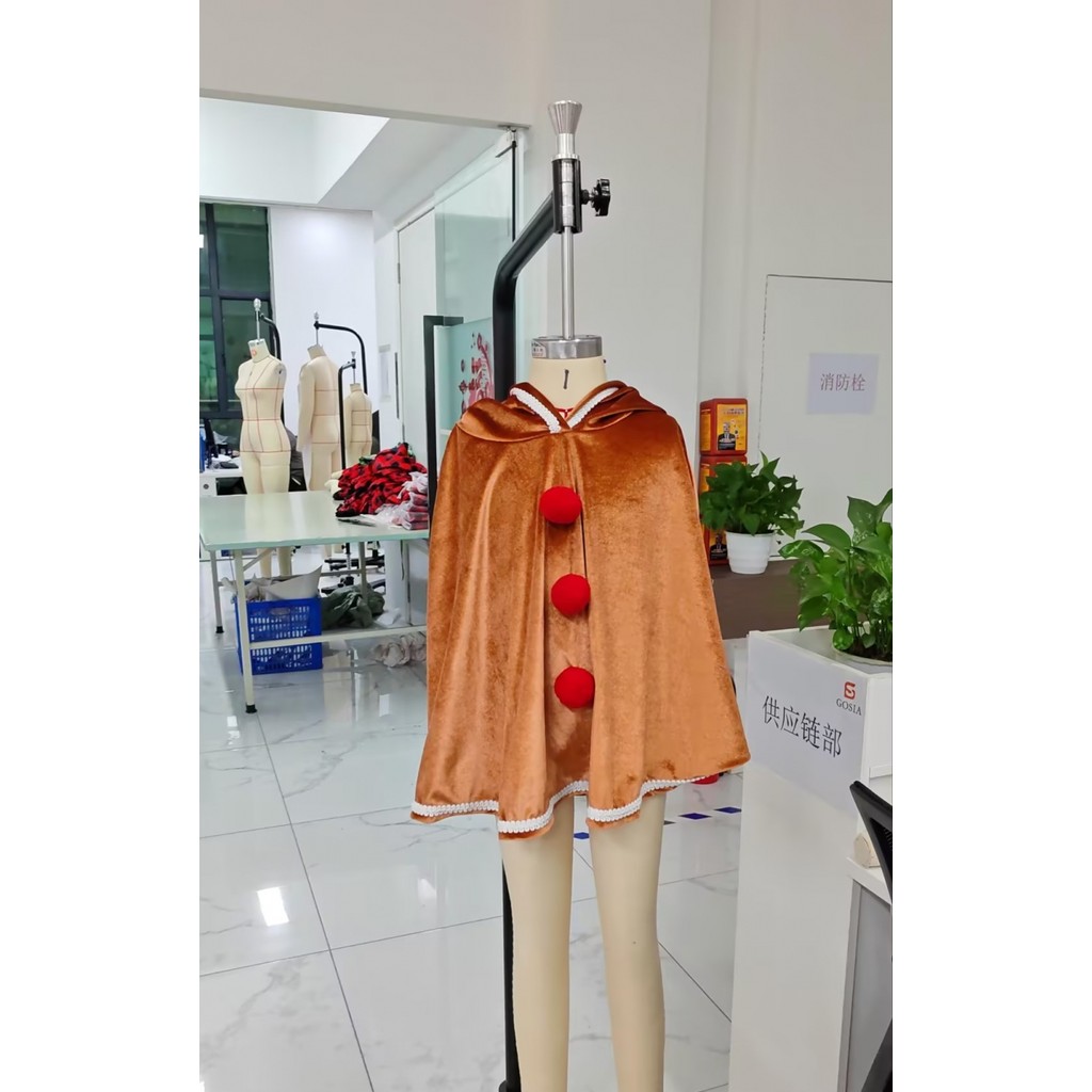 Babyclothes-Kids Boys Girls Christmas Robe Gingerbread Man Bobbles ...