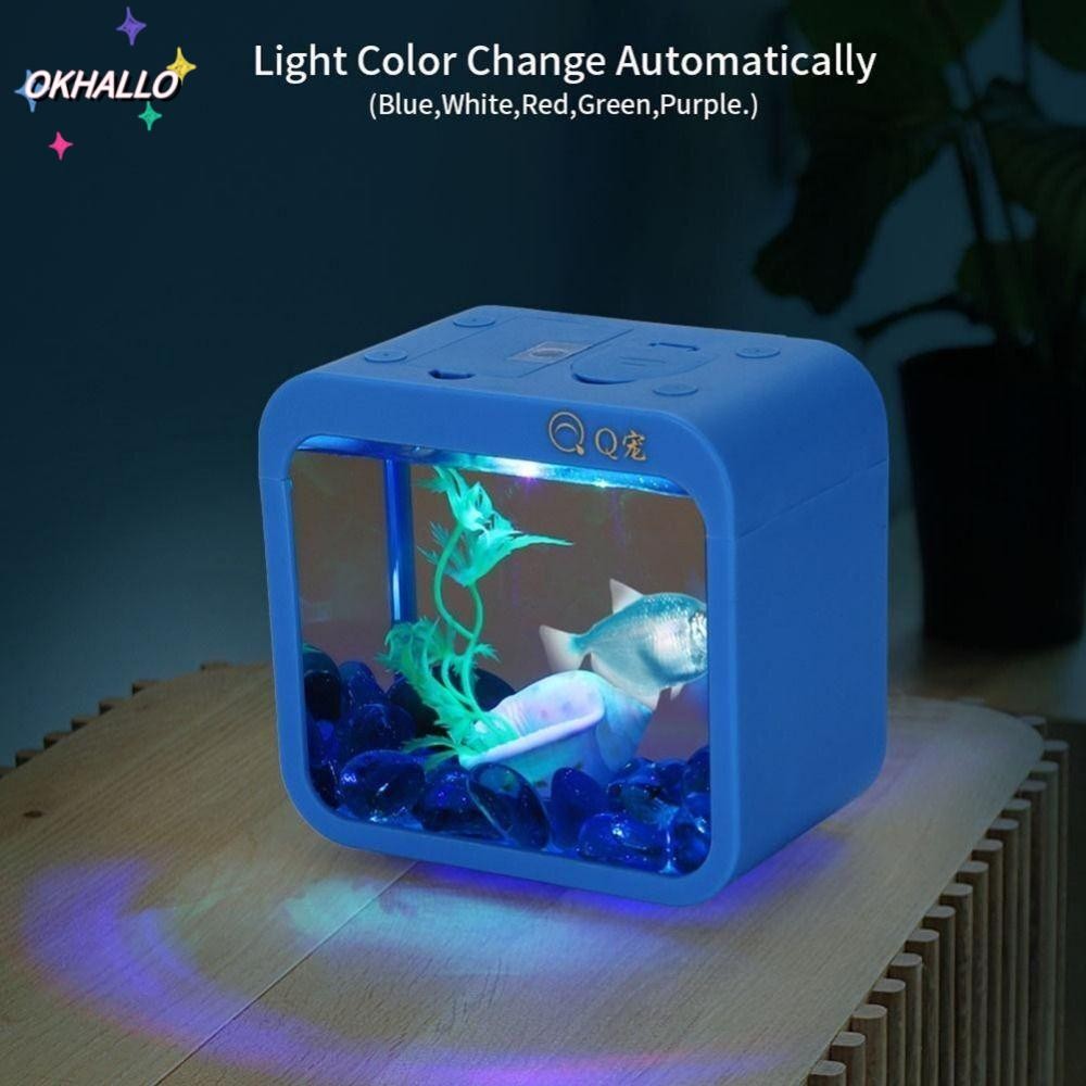 Photo inspiration: Picture Idea: Okhallo Fish Tank Acrylic Led Building Block Fish Tank Mini