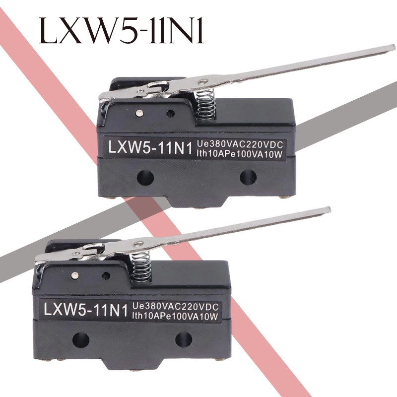 LXW5-11N1 Micro Limit Switch Long Lever Arm SPDT Snap Action Travel ...
