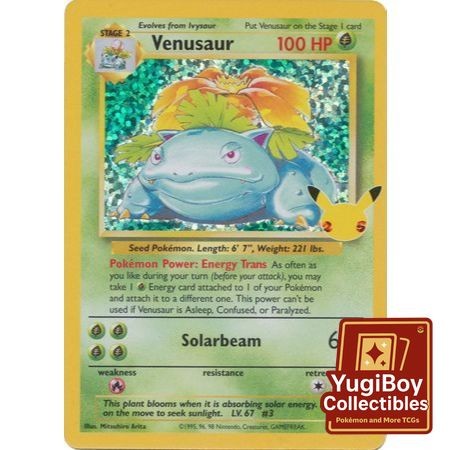 Venusaur 15/102 Holo – Celebrations Classic Collection (25th Anniversary)